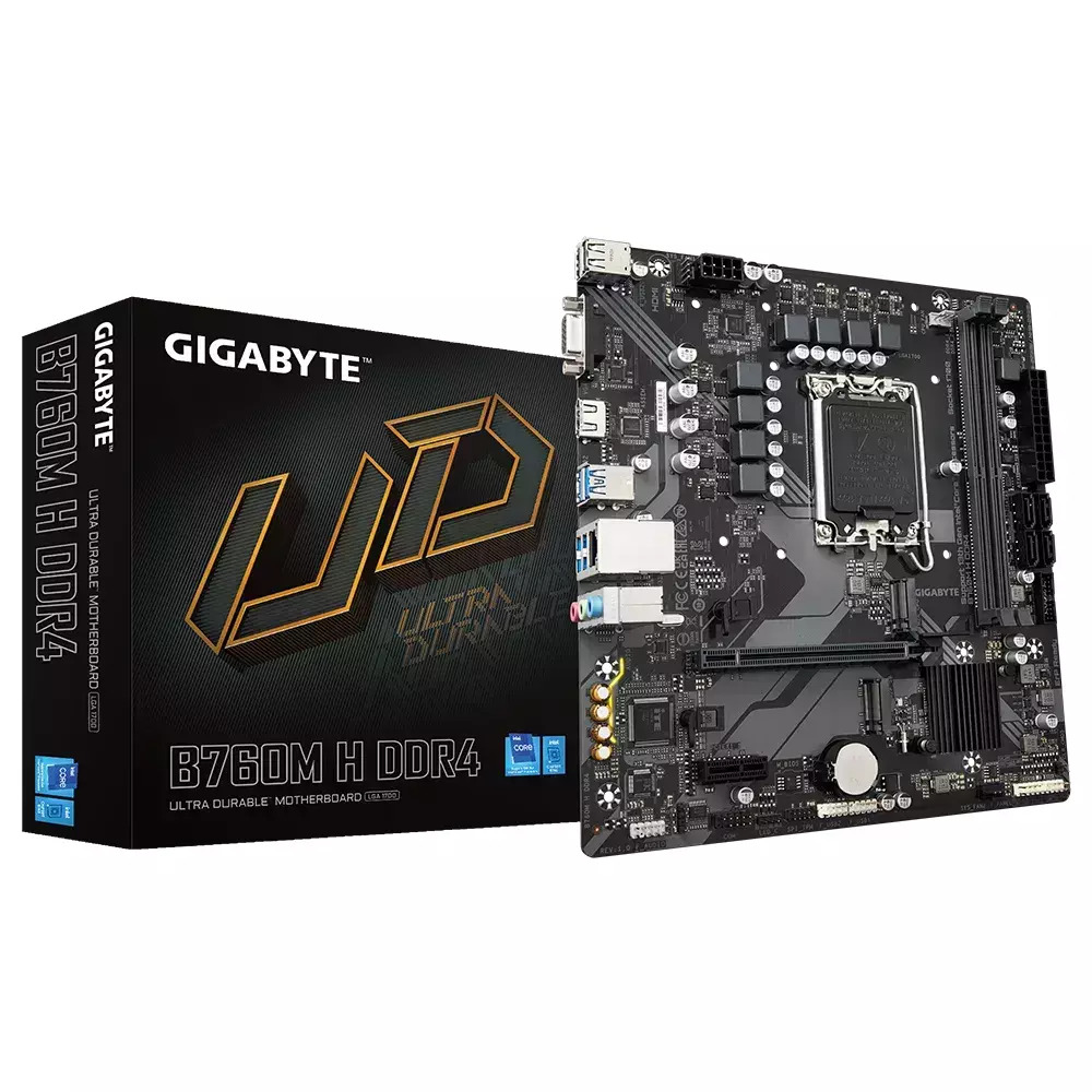 Gigabyte B760M H DDR4 rev. 1.0 Motherboard Micro ATX με Intel 1700 Socket