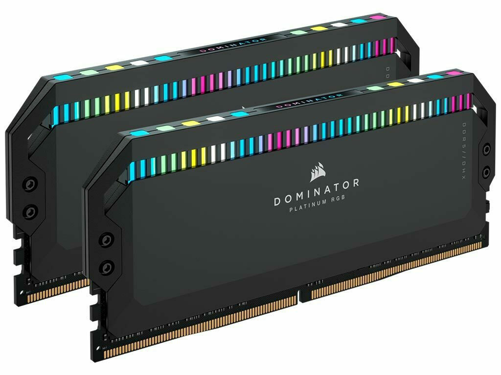 Corsair Dominator Platinum RGB DDR5 64GB RAM με 2x32GB Modules και Ταχύτητα 6600 για Desktop Κωδικός CMT64GX5M2B6600C32