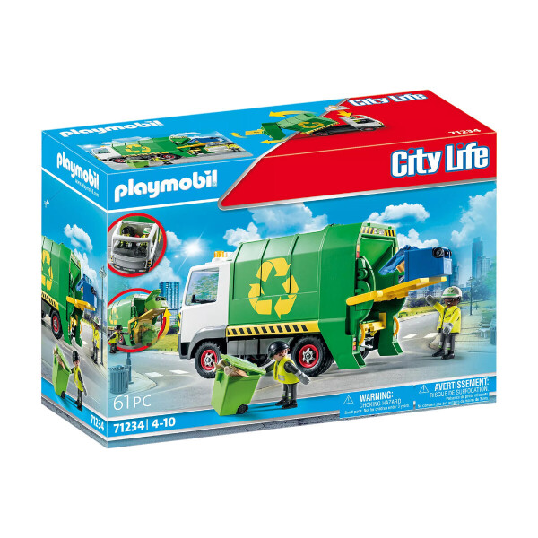 Playmobil City Life Όχημα Ανακύκλωσης για 4-10 ετών