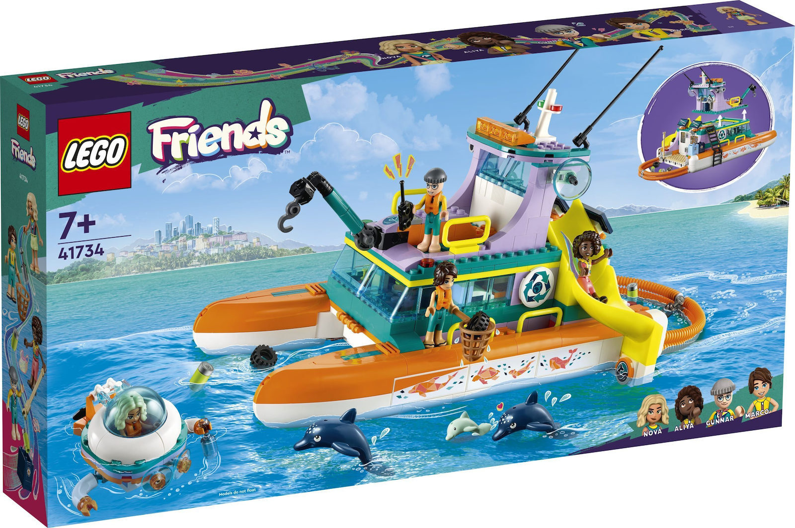 LEGO Friends Sea Rescue Boat για 7 ετών Ετών Κωδικός 41734