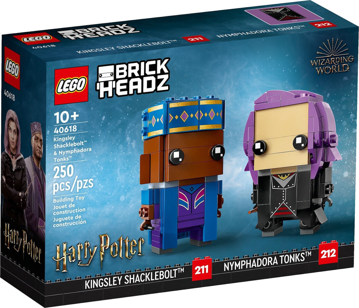 LEGO Harry Potter Kingsley Shacklebolt Nymphadora Tonks για 10 ετών Ετών 250τμχ Κωδικός 40618