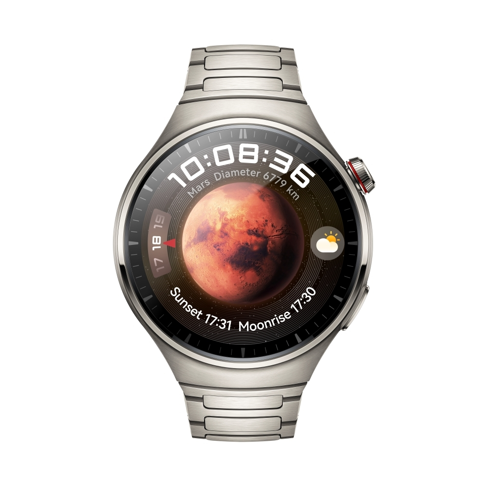 Huawei Watch 4 Pro Stainless Steel 48mm Αδιάβροχο με eSIM και Παλμογράφο Titanium