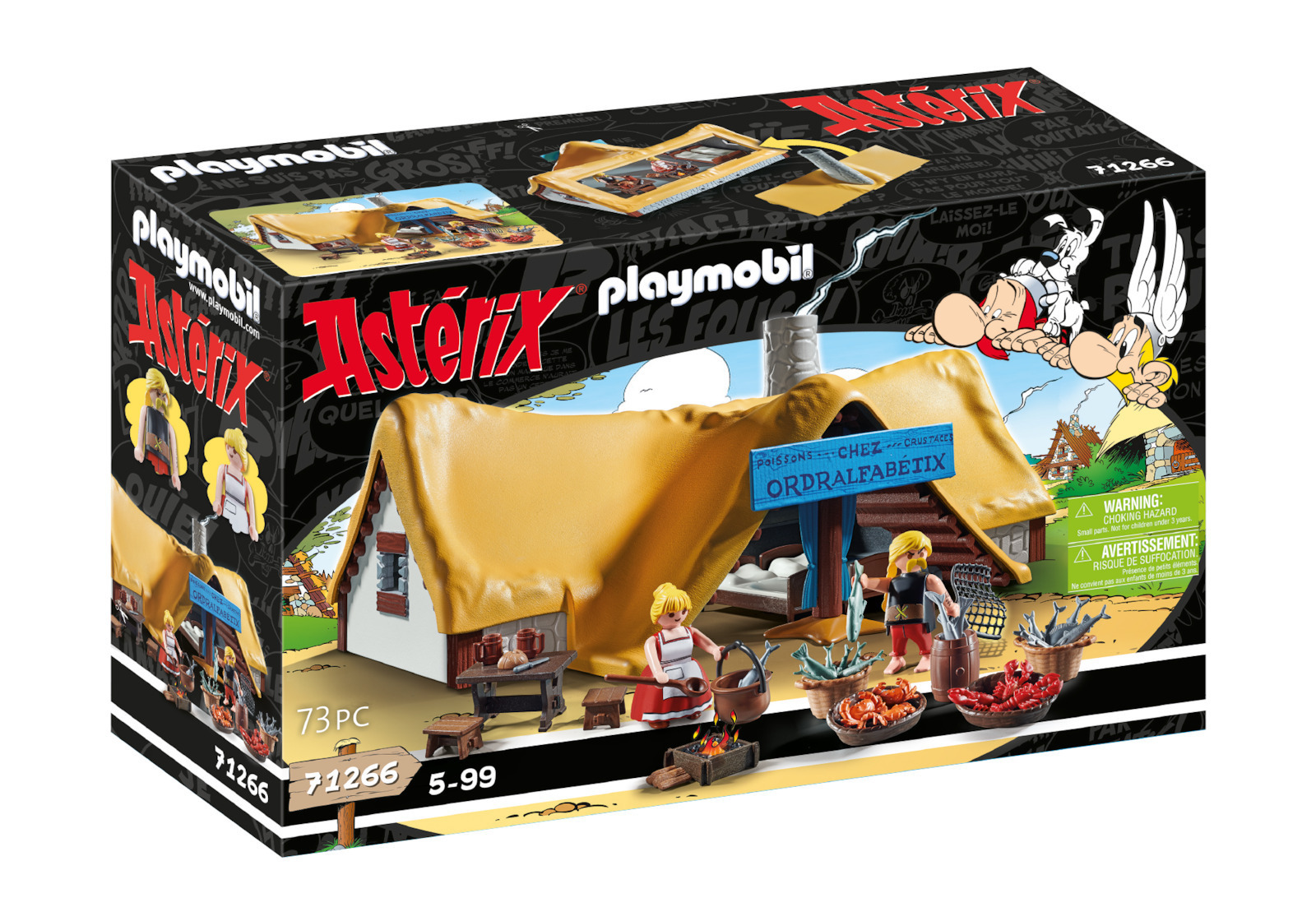 Playmobil Asterix Η Καλύβα του Ψαρά Αλφαβητίξ για 5-99 ετών