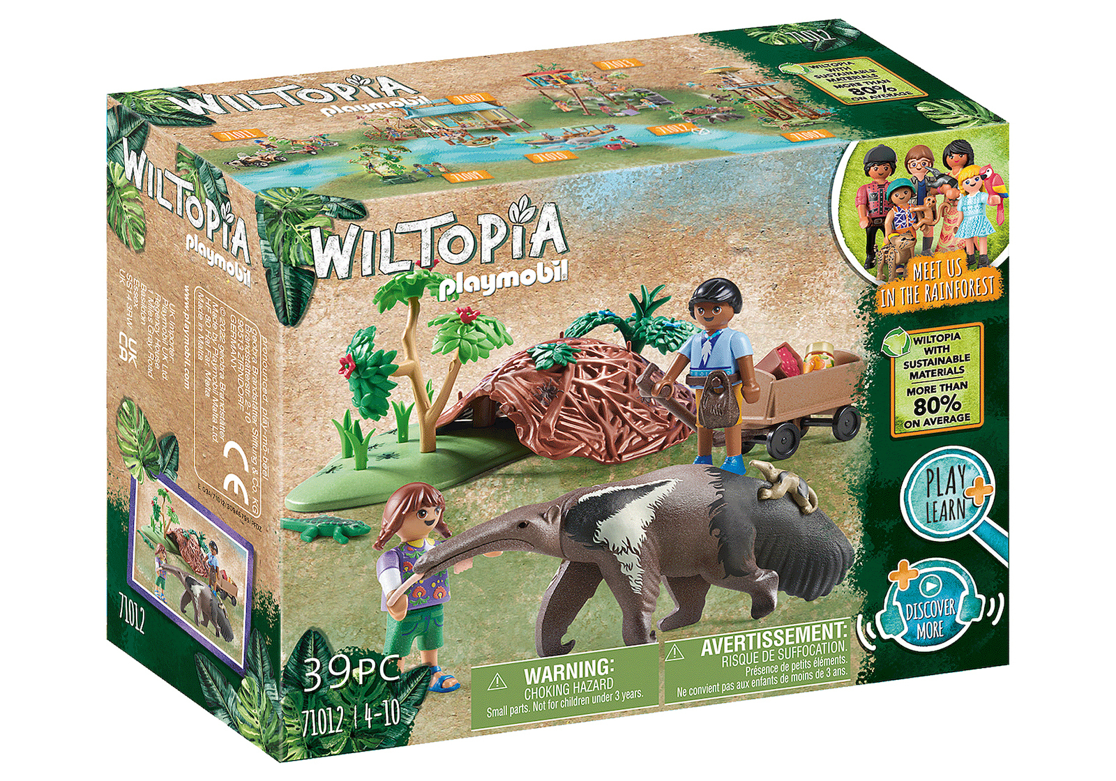 Playmobil Wiltopia Μυρμηγκοφάγοι για 4-10 ετών