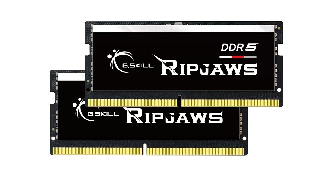 G.Skill Ripjaws DDR5 32GB RAM με 2x16GB Modules και Ταχύτητα 5600 για Laptop Κωδικός F5-5600S4645A16GX2-RS