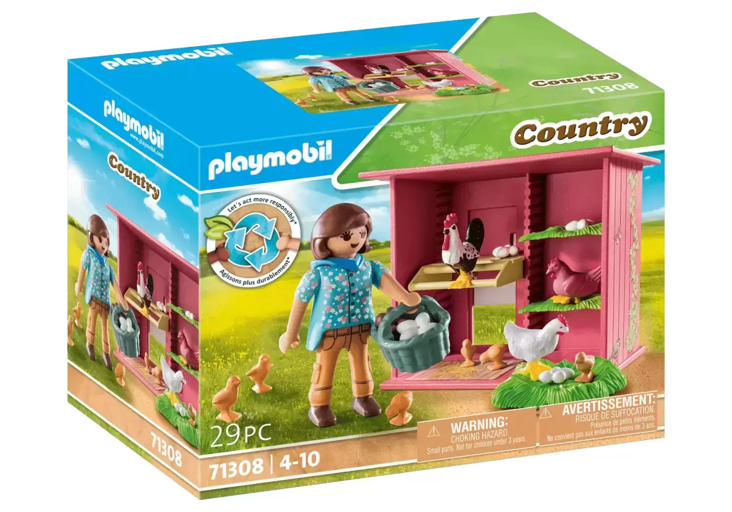 Playmobil Country Κοτέτσι για 4-10 ετών