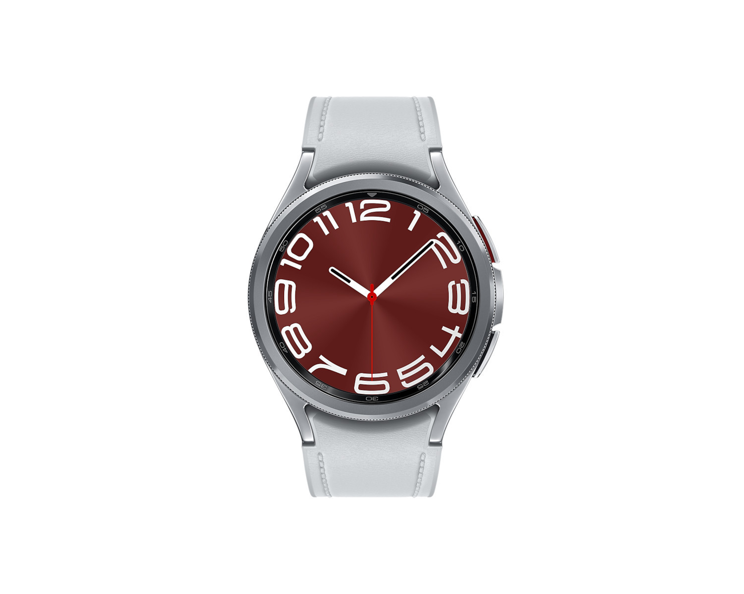 Samsung Galaxy Watch6 Classic LTE Stainless Steel 43mm Αδιάβροχο με eSIM και Παλμογράφο Ασημί