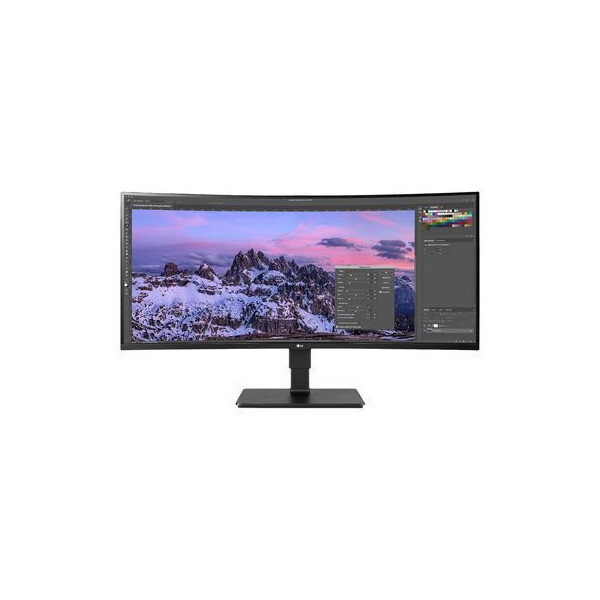 LG 35BN77CP-B Ultrawide VA HDR Curved Monitor 35 QHD 3440x1440 με Χρόνο Απόκρισης 5ms GTG