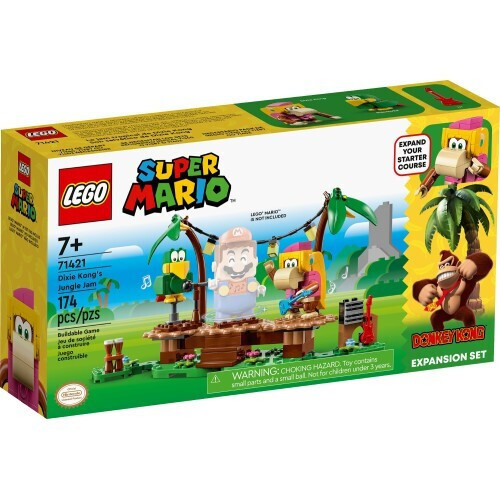 LEGO Super Mario Dixie Kongs Jungle Jam Expansion Set για 7 ετών Ετών Κωδικός 71421