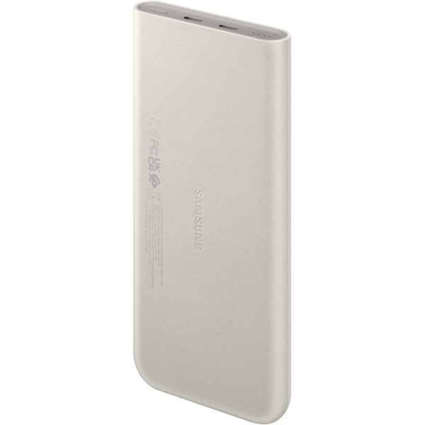 Samsung P3400 Power Bank 10000mAh 25W με 2 Θύρες USB-C Power Delivery Μπεζ