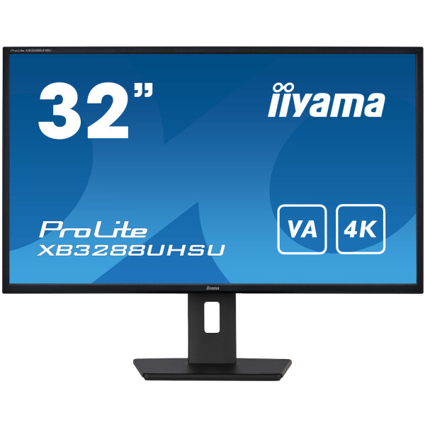 Iiyama ProLite XB3288UHSU-B5 VA HDR Monitor 31.5 4K 3840x2160 με Χρόνο Απόκρισης 3ms GTG