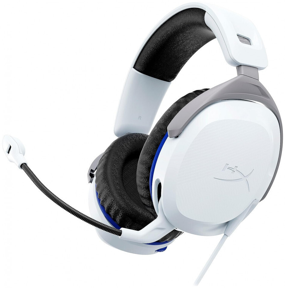 HyperX CloudX Stinger II for Playstation Over Ear Gaming Headset με σύνδεση 3.5mm Λευκό