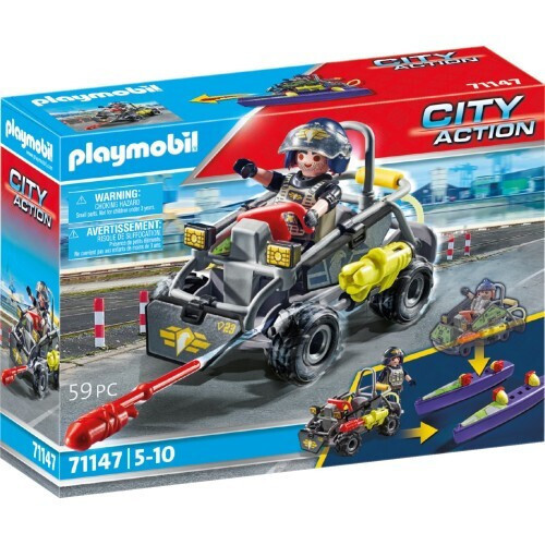 Playmobil City Action Αμφίβιο Όχημα Ειδικών Δυνάμεων για 5-10 ετών