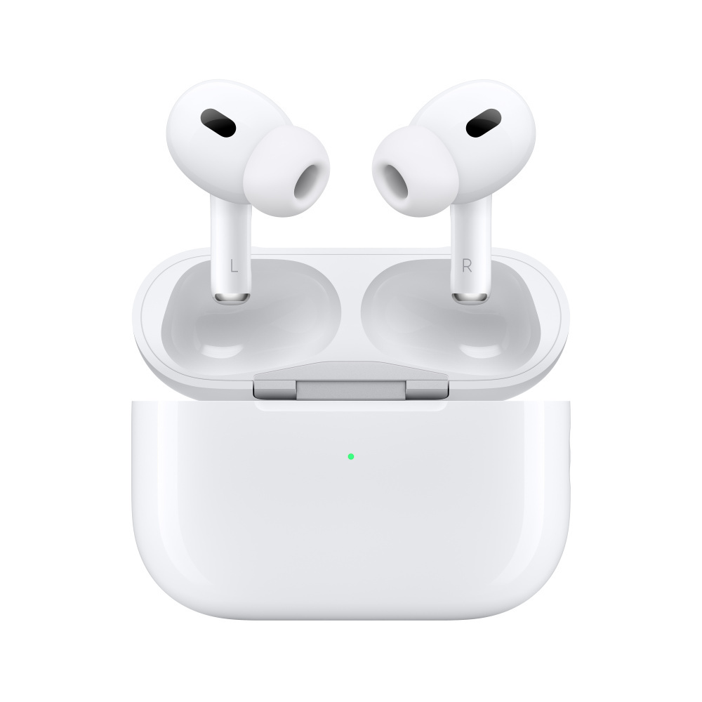 Apple AirPods Pro 2 με MagSafe Charging Case USBC In-ear Bluetooth Handsfree Ακουστικά με Αντοχή στον Ιδρώτα και Θήκη Φόρτισης Λευκά