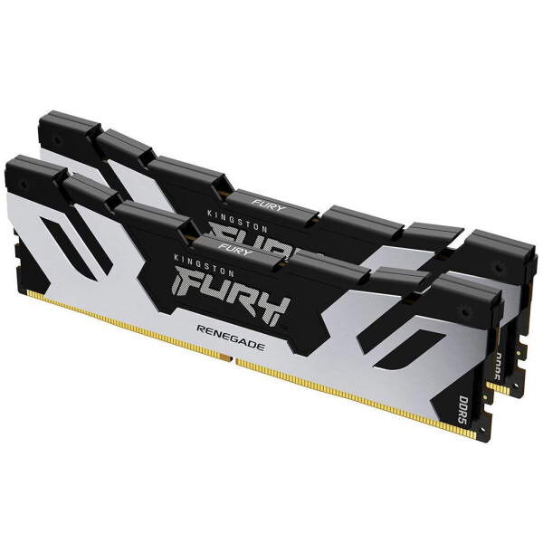 Kingston Fury Renegade Silver DDR5 96GB RAM με 2x48GB Modules και Ταχύτητα 6400 για Desktop Κωδικός KF564C32RSK2-96
