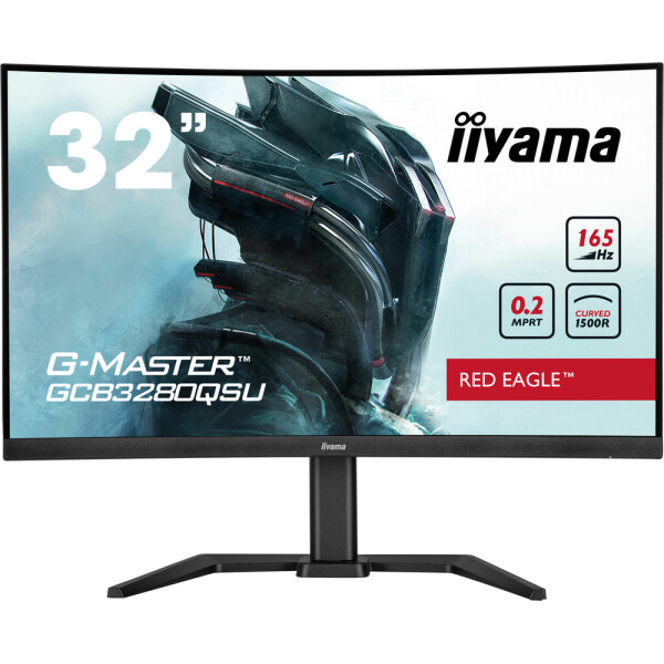 Iiyama G-Master GCB3280QSU-B1 VA Curved Gaming Monitor 31.5 QHD 2560x1440 165Hz