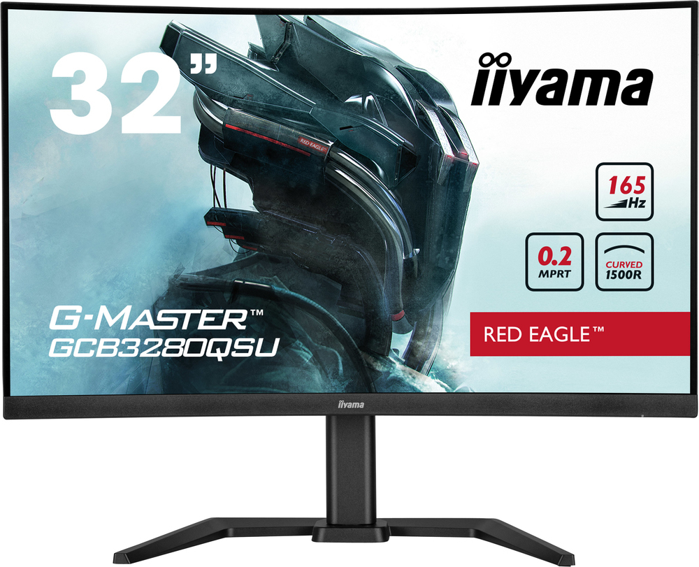 Iiyama G-Master GCB3280QSU-B1 VA Curved Gaming Monitor 31.5 QHD 2560x1440 165Hz