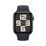 Apple Watch SE 2023 Cellular Aluminium 44mm Αδιάβροχο με eSIM και Παλμογράφο Midnight με Midnight Sport Band M/L