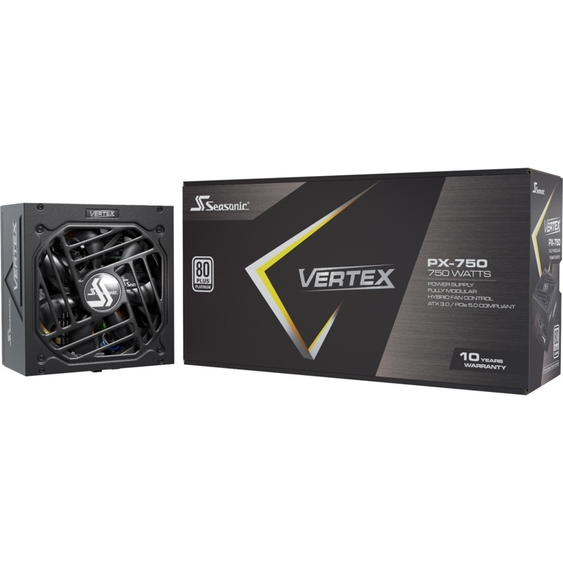 Seasonic VERTEX PX 750W Μαύρο Τροφοδοτικό Υπολογιστή Full Modular 80 Plus Platinum