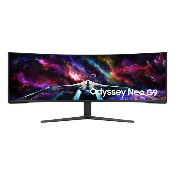 Samsung Odyssey Neo G9 G95NC Ultrawide VA HDR Curved Gaming Monitor 57 7680x2160 240Hz με Χρόνο Απόκρισης 1ms GTG