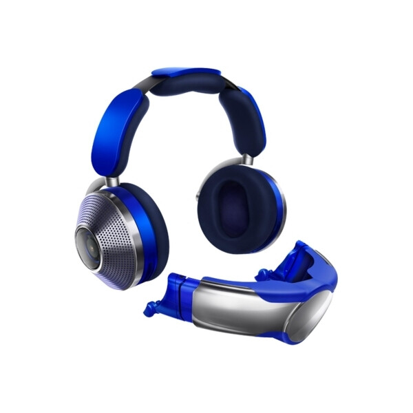 Dyson Zone WP01 Ασύρματα / Ενσύρματα Over Ear Ακουστικά με 50 ώρες Λειτουργίας και Quick Charge Ultra Blue