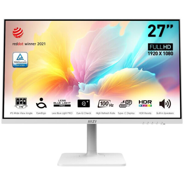 MSI Modern MD2712PW IPS Monitor 27 FHD 1920x1080 με Χρόνο Απόκρισης 4ms GTG