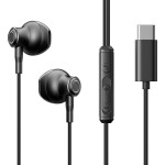 Joyroom JR-EC07 In-ear Handsfree Ακουστικά με Βύσμα USB-C Μαύρο