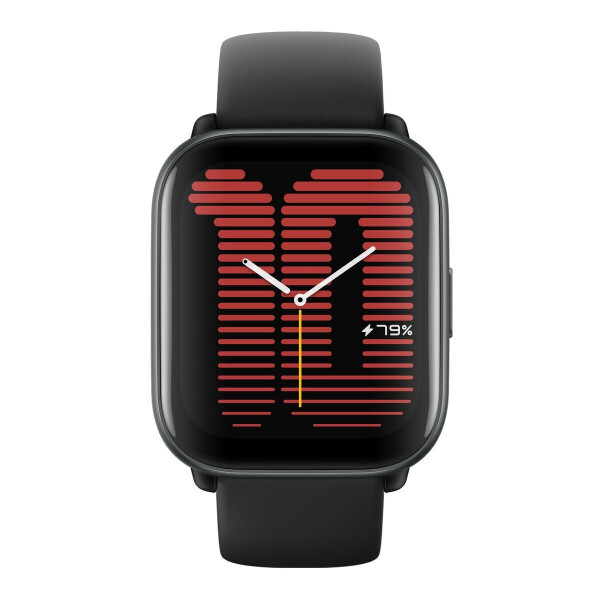 Amazfit Active Aluminium 42mm Αδιάβροχο Smartwatch με Παλμογράφο Midnight Black