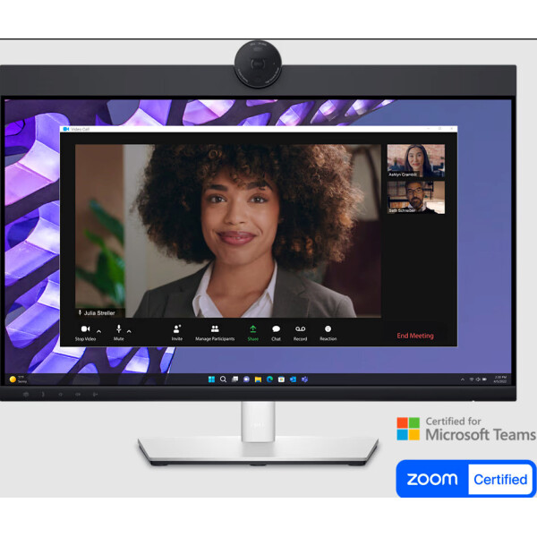 Dell P2424HEB Video Conferencing IPS Monitor 23.8 FHD 1920x1080 με Χρόνο Απόκρισης 8ms GTG