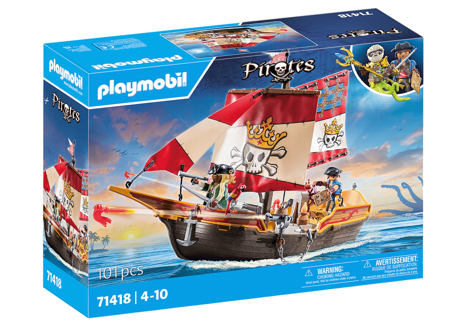 Playmobil Pirates Pirate Ship για 4-10 ετών