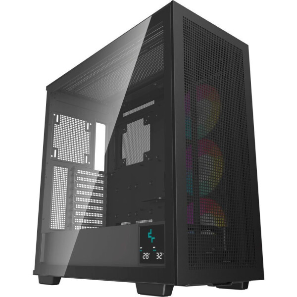 Deepcool Morpheus Gaming Full Tower Κουτί Υπολογιστή με Πλαϊνό Παράθυρο Μαύρο