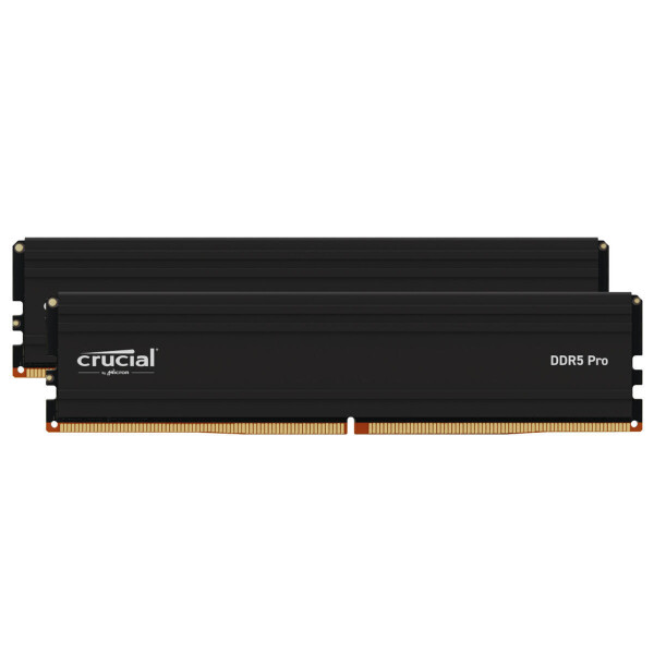 Crucial DDR5 48GB RAM με 2x24GB Modules και Ταχύτητα 5600 για Desktop Κωδικός CP2K24G56C46U5
