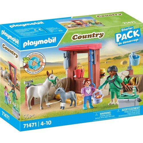 Playmobil Country Φροντίζοντας Τα Γαϊδουράκια για 4-10 ετών
