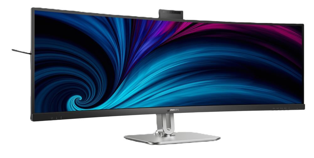 Philips 49B2U6900CH/00 Ultrawide VA HDR Curved Monitor 48.8 5120x1440 με Χρόνο Απόκρισης 4ms GTG