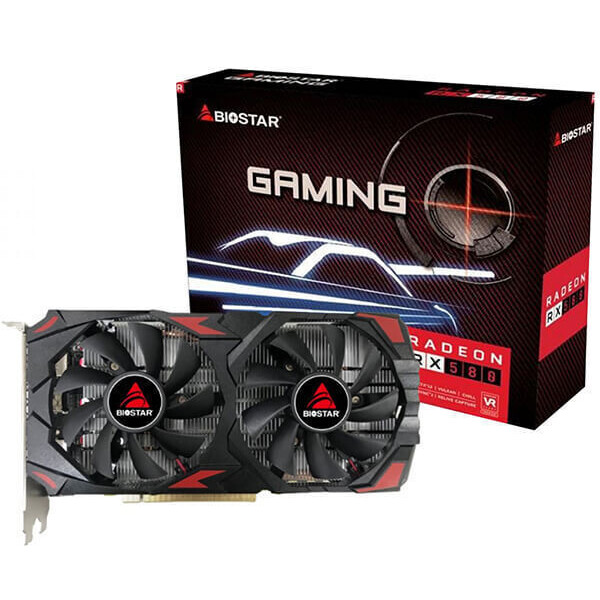 Biostar Radeon RX 580 8GB GDDR5 Gaming 2048sp Κάρτα Γραφικών Κωδικός VA5815RQ82