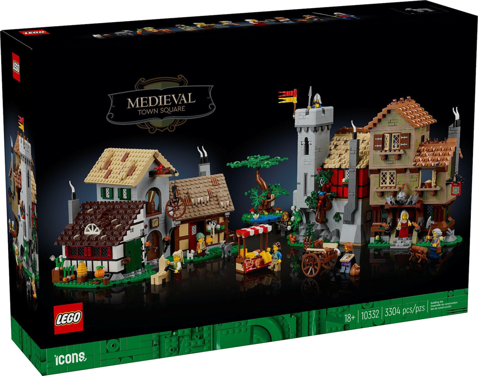 LEGO Icons Medieval Town Square για 18 ετών Ετών 3304τμχ Κωδικός 10332