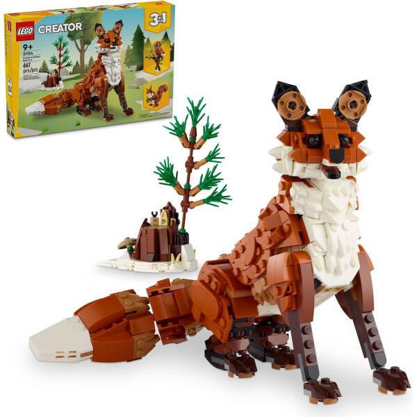 LEGO Creator 3 In 1 Forest Animals Red Fox για 9 ετών Ετών 667τμχ Κωδικός 31154