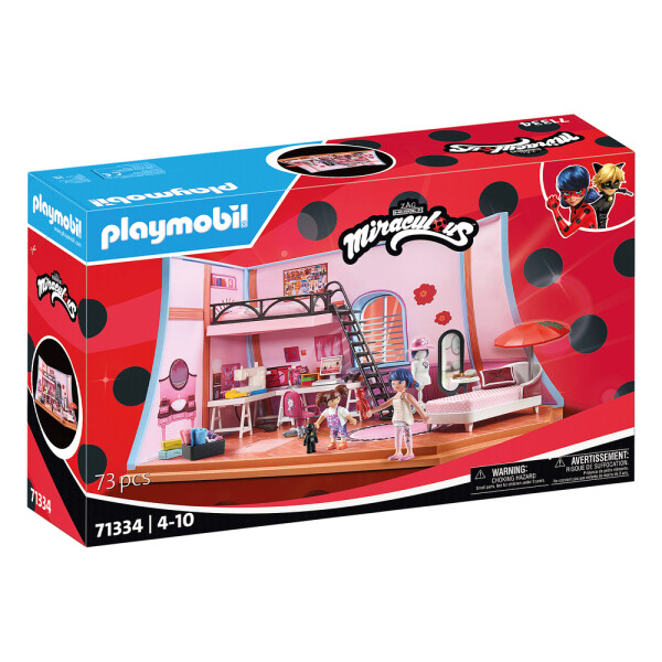 Playmobil Miraculous Το Δωμάτιο Της Marinette για 4 ετών