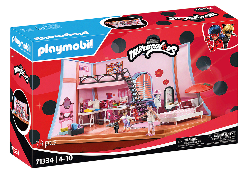 Playmobil Miraculous Το Δωμάτιο Της Marinette για 4 ετών
