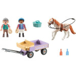 Playmobil Horses Of Waterfall Άλογο Με Άμαξα για 4-10 ετών