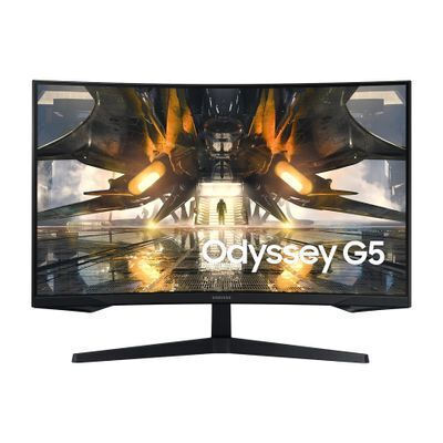 Samsung Odyssey G55A VA HDR Curved Gaming Monitor 32 QHD 2560x1440 165Hz με Χρόνο Απόκρισης 1ms GTG
