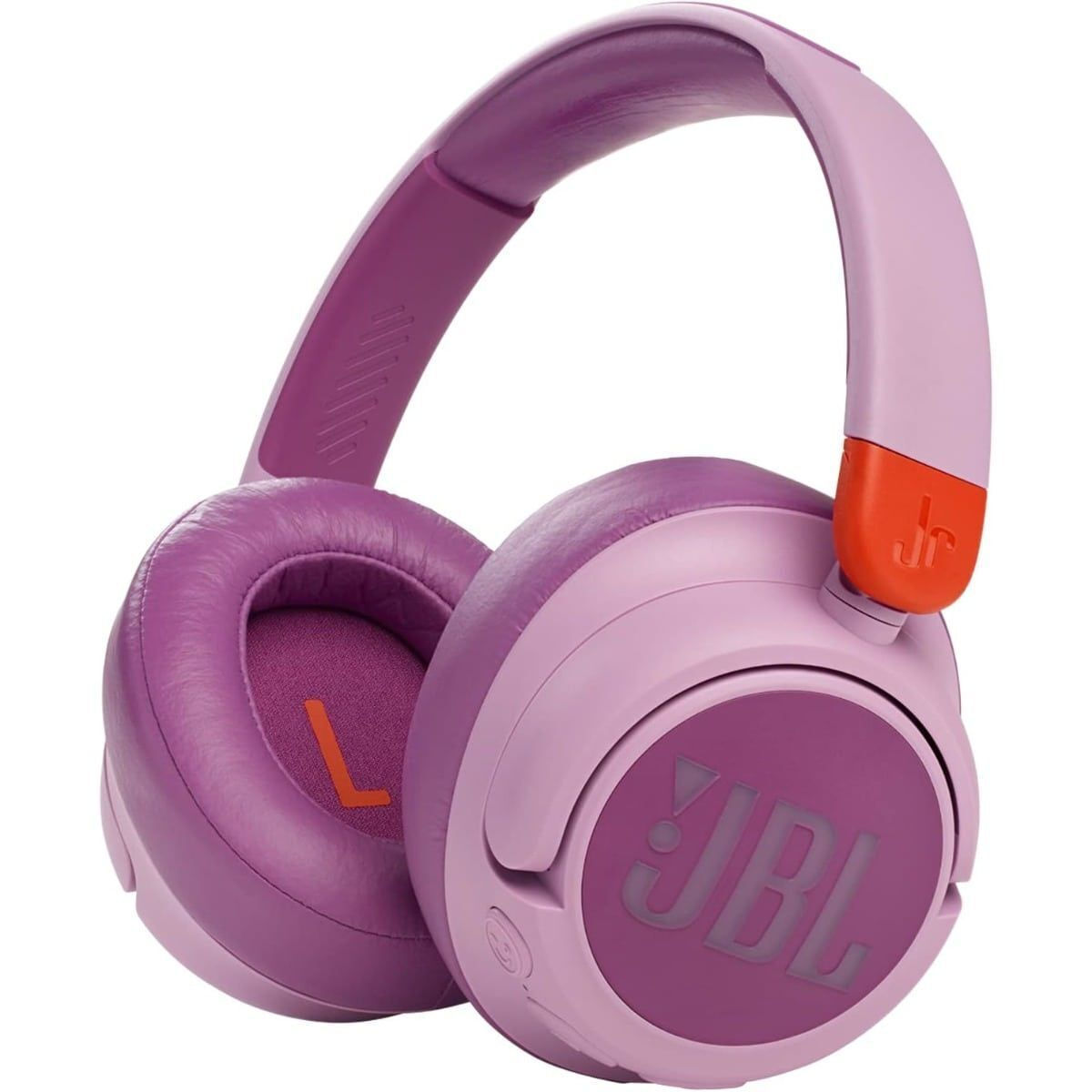 JBL JR460NC Ασύρματα / Ενσύρματα Παιδικά Over Ear Ακουστικά με 20 ώρες Λειτουργίας Ροζ