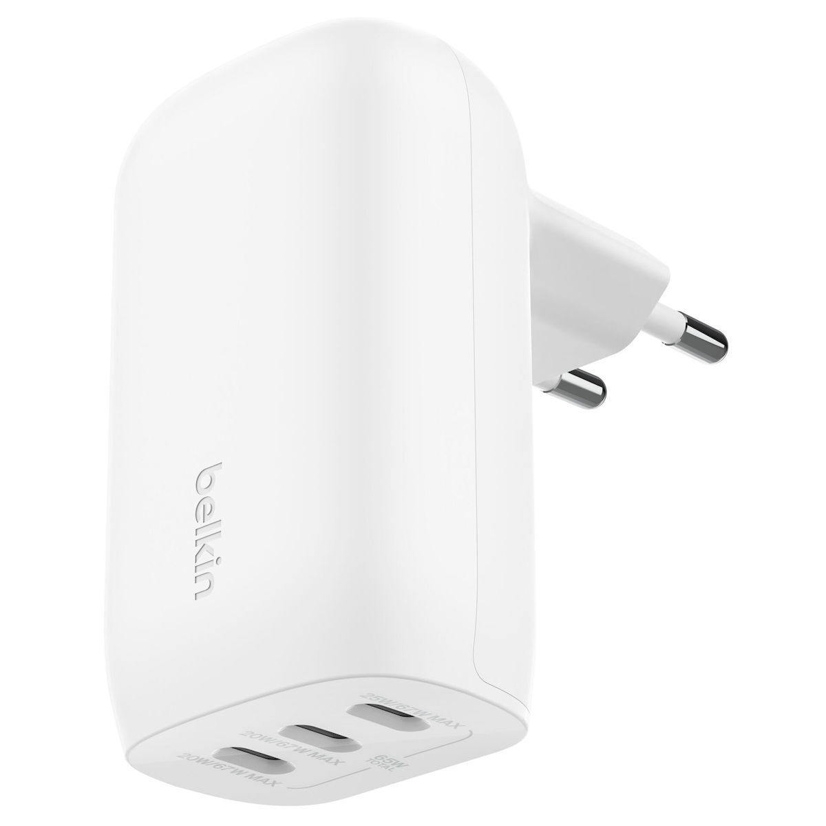 Belkin Φορτιστής Χωρίς Καλώδιο 67W Power Delivery Λευκός Boost Charge