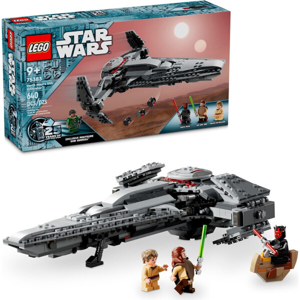 LEGO Star Wars Darth Mauls Sith Infiltator για 9 ετών Ετών 640τμχ Κωδικός 75383