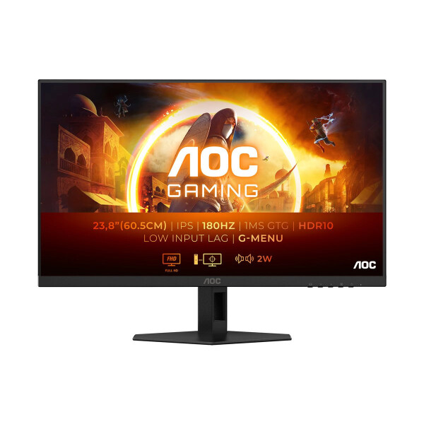 AOC 24G4XE IPS HDR Gaming Monitor 23.8 FHD 1920x1080 180Hz με Χρόνο Απόκρισης 0.5ms GTG