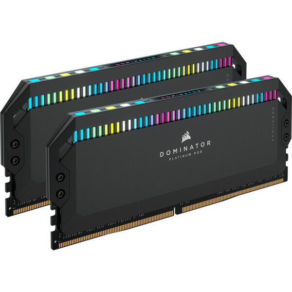 Corsair Dominator Platinum RGB DDR5 32GB RAM με 2x16GB Modules και Ταχύτητα 6000 για Desktop Κωδικός CMT32GX5M2E6000C36