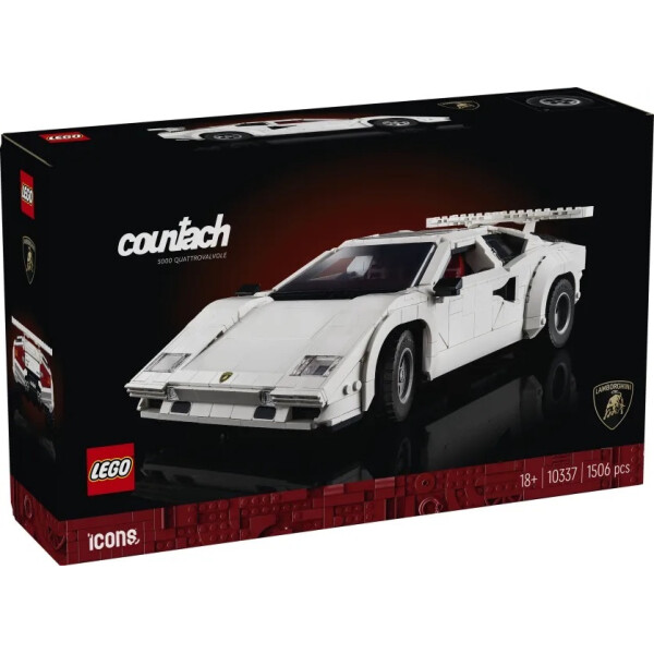 LEGO Icons Lamborghini Countach 5000 Quattrovalvole για 18 ετών Ετών 1506τμχ Κωδικός 10337