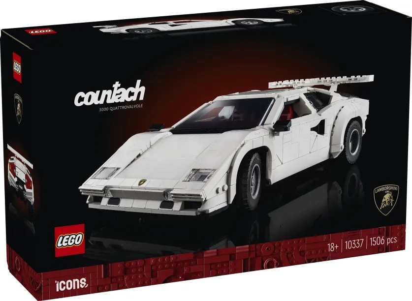 LEGO Icons Lamborghini Countach 5000 Quattrovalvole για 18 ετών Ετών 1506τμχ Κωδικός 10337