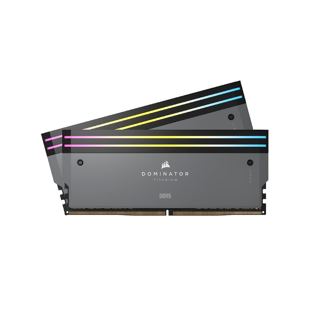 Corsair Dominator Titanium RGB EXPO DDR5 64GB RAM με 2x32GB Modules και Ταχύτητα 6000 για Desktop Κωδικός CMP64GX5M2B6000Z30