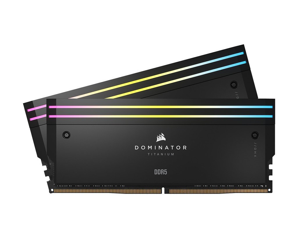 Corsair Dominator Titanium RGB XMP DDR5 32GB RAM με 2x16GB Modules και Ταχύτητα 7000 για Desktop Κωδικός CMP32GX5M2X7000C34